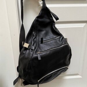 Cole Haan Black Leather Sling Bag
